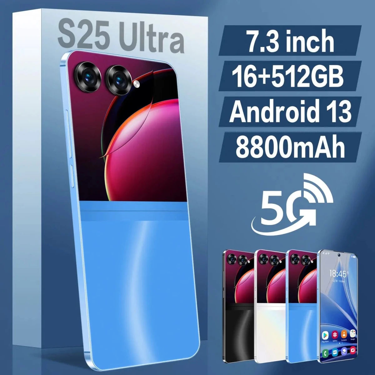 Hot Selling S25 ULTRA Original 16GB+1TB 7.3 Inch Display Mobile Android14 Smartphone Android Cell Unlocked Phone Black Hot Selling S25 ULTRA Original 16GB+1TB 7.3 Inch Display Mobile Android14 Smartphone Android Cell Unlocked Phone - shop_name