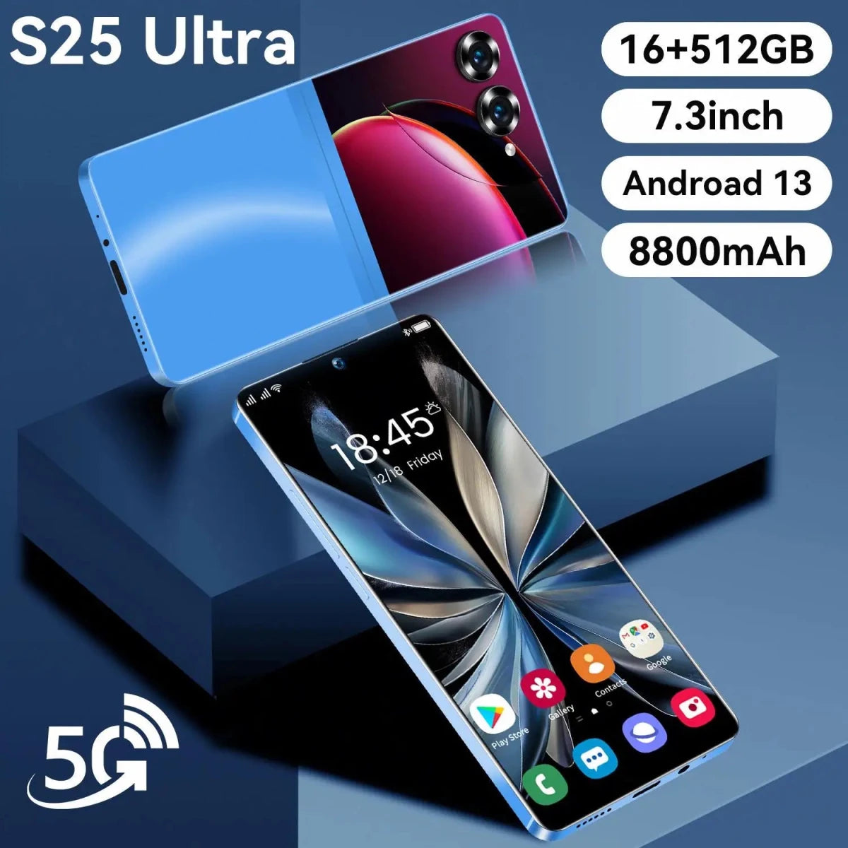 Hot Selling S25 ULTRA Original 16GB+1TB 7.3 Inch Display Mobile Android14 Smartphone Android Cell Unlocked Phone Black Hot Selling S25 ULTRA Original 16GB+1TB 7.3 Inch Display Mobile Android14 Smartphone Android Cell Unlocked Phone - shop_name
