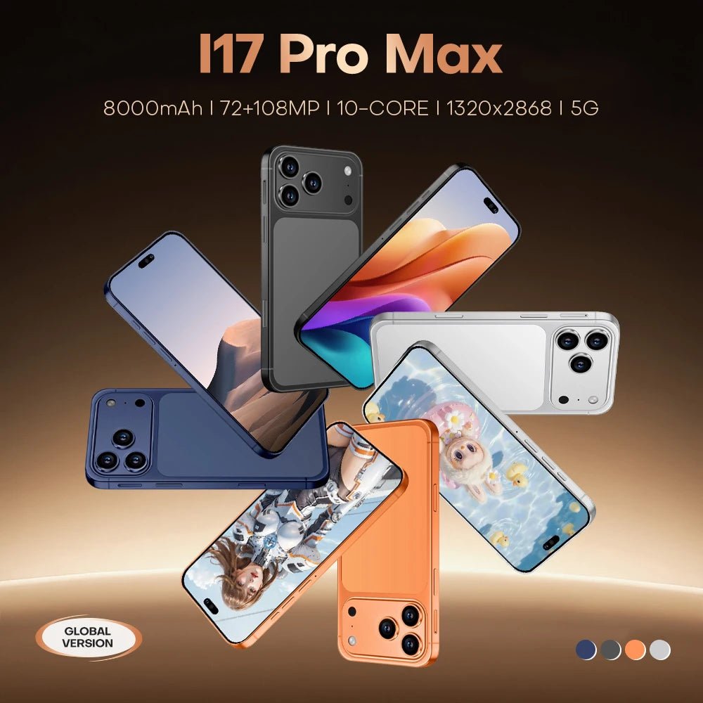 I17 Pro Max 7.3Inch 16GB + 1TB Octa - core Smartphone 108MP HD Display LTE/CDMA Unlocked OLED Mobile Phone Black I17 Pro Max 7.3Inch 16GB + 1TB Octa - core Smartphone 108MP HD Display LTE/CDMA Unlocked OLED Mobile Phone - shop_name