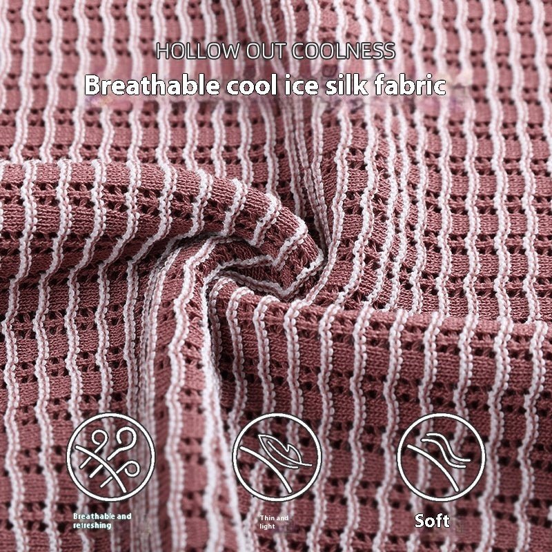 Ice Silk Polo Shirt Short - sleeved Men's High - grade Light Luxury Business Black Ice Silk Polo Shirt Short - sleeved Men's High - grade Light Luxury Business - shop_name