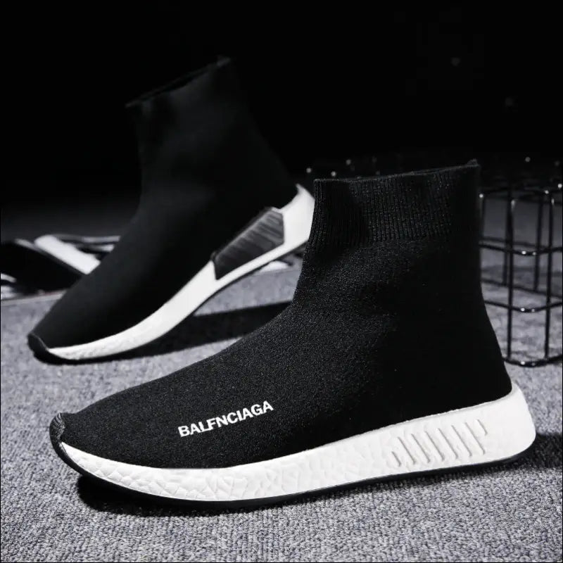 In the autumn of 2021 new lightweight fabric shoes men socks shoes flying shoes running shoes sports shoes net - Update Avenue 