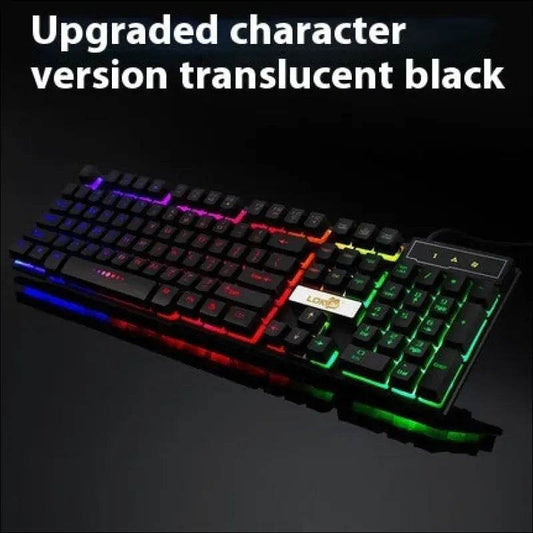 Industry gaming keyboard glowing usb cable gaming keyboard - Update Avenue 