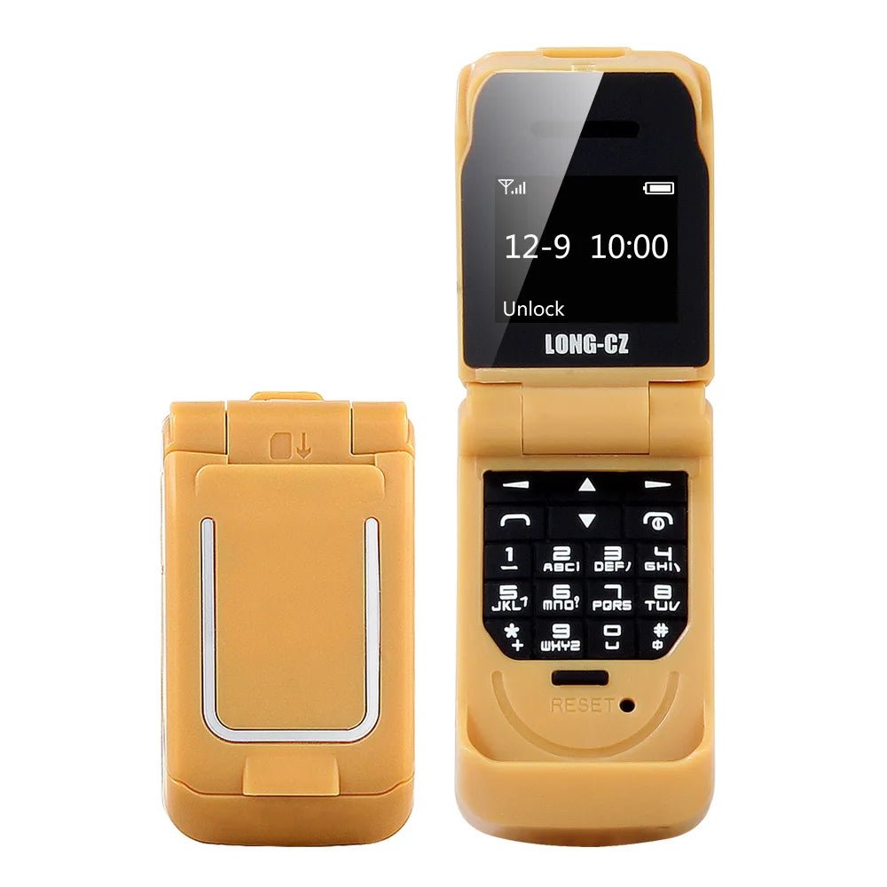 J9 New Model 0.66inch Mini Flip Feature Phone Small Mobile Phone SOS Earphone FM Radio Magic Voice Hands Free Gold J9 New Model 0.66inch Mini Flip Feature Phone Small Mobile Phone SOS Earphone FM Radio Magic Voice Hands Free - shop_name