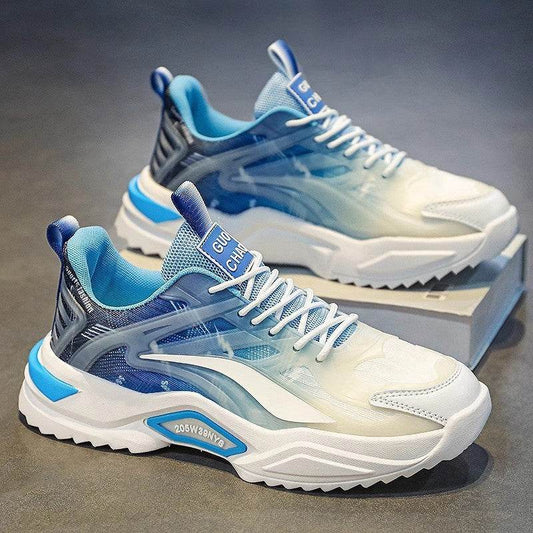 Lace-up Dad Shoes Fashion Thick-soled Sports Shoes Casual Breathable Sneakers For Men - Update Avenue 