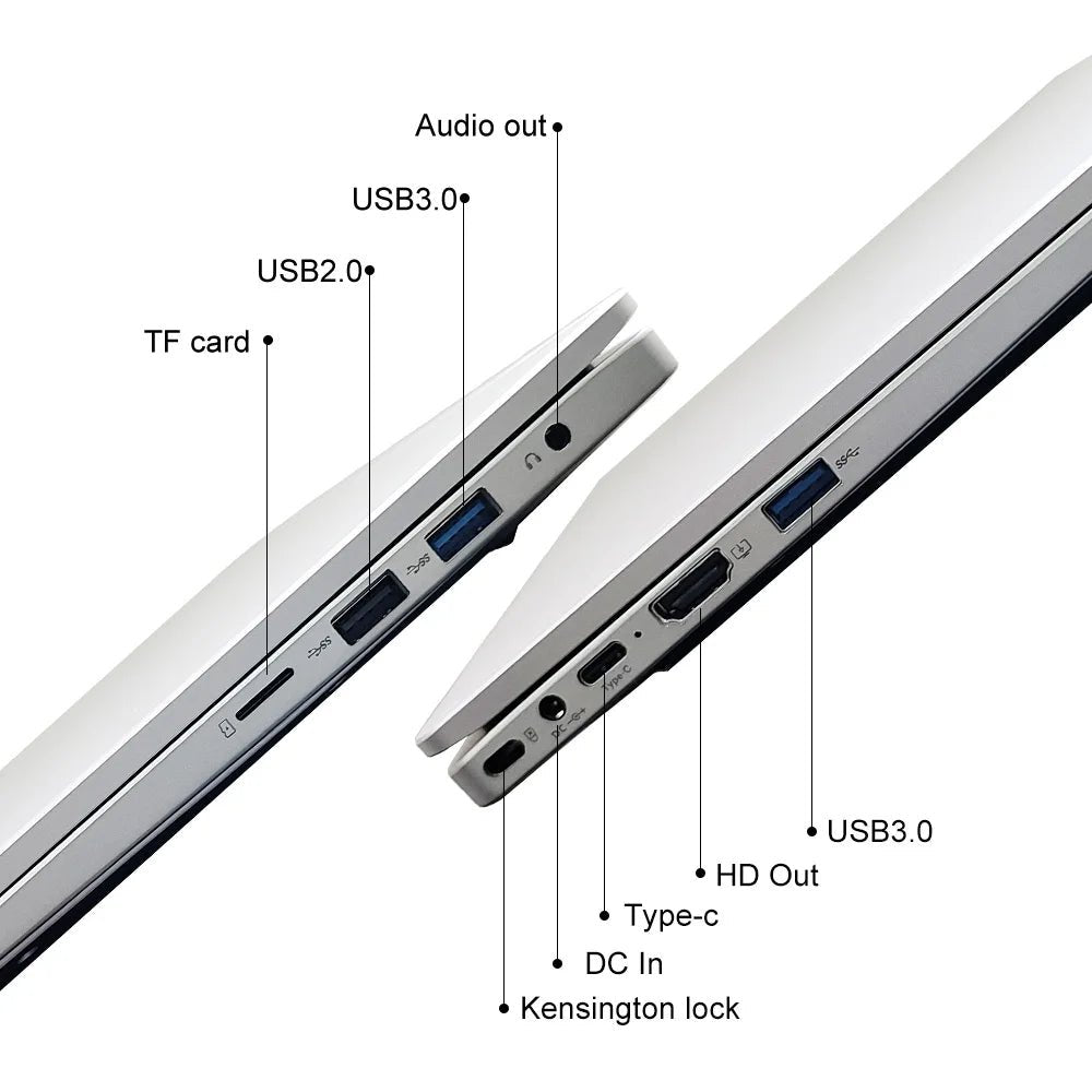 Laptops 15.6 Inch Intel N5095 Cpu 8gb Ddr4 RAM 256GB M.2 Ssd Laptop Pc All in One Pc Brand New Laptops Silver Laptops 15.6 Inch Intel N5095 Cpu 8gb Ddr4 RAM 256GB M.2 Ssd Laptop Pc All in One Pc Brand New Laptops - shop_name