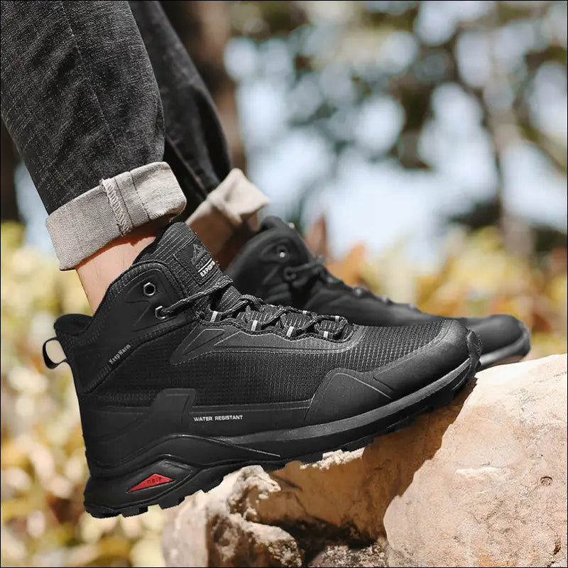 Large Size High-top Hiking Shoes Men's Winter Outdoor Men's Sports Shoes Hiking Shoes - Update Avenue 
