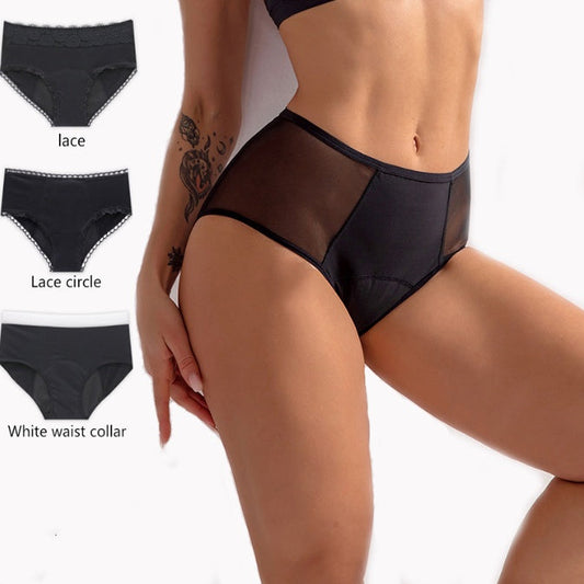 Large Size Ladies Cotton Physiological Underwear Front And Rear Leak-proof Four-layer Sanitary Napkin-free Aunt Panties - Update Avenue 