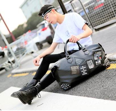 Leather gym bag - Update Avenue 
