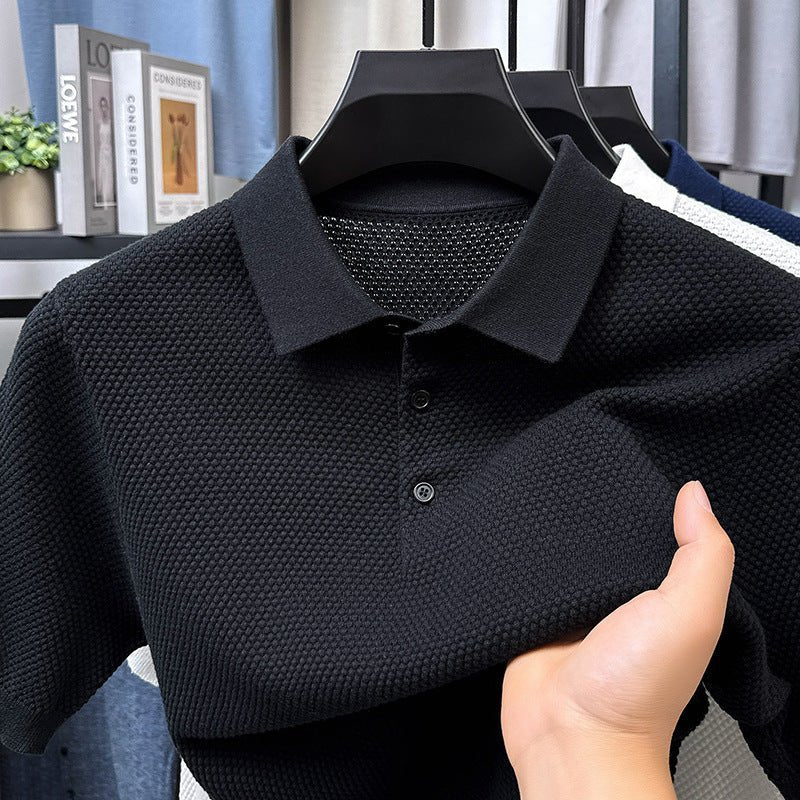 Loose Cotton Sweater Short Sleeve Black Loose Cotton Sweater Short Sleeve - shop_name