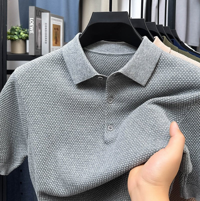 Loose Cotton Sweater Short Sleeve Black Loose Cotton Sweater Short Sleeve - shop_name