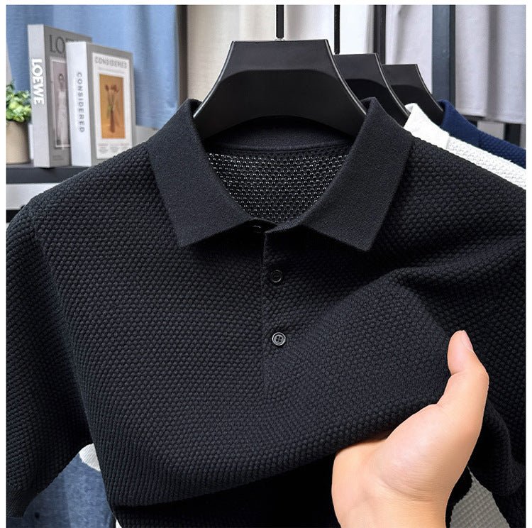 Loose Cotton Sweater Short Sleeve Black Loose Cotton Sweater Short Sleeve - shop_name