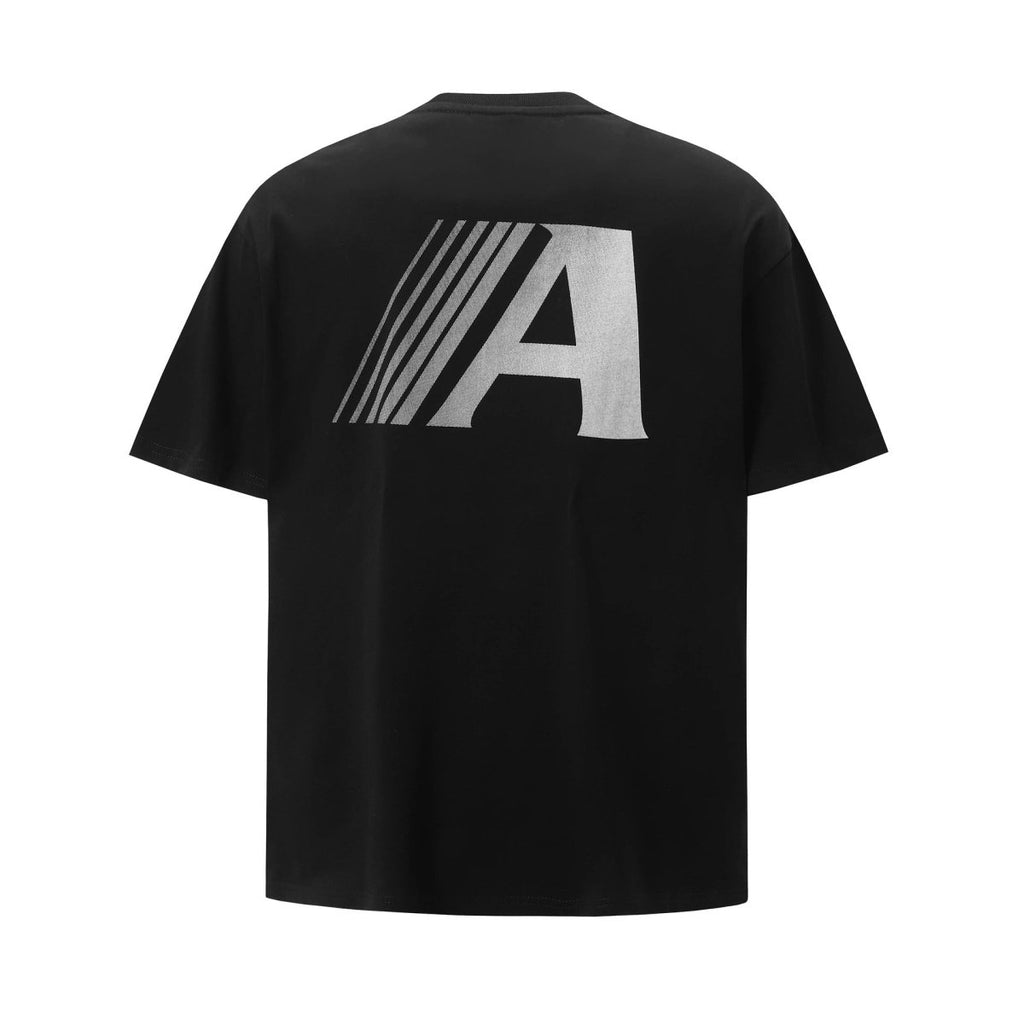 Loose Letter Printing Casual All - matching Tops White Loose Letter Printing Casual All - matching Tops - shop_name