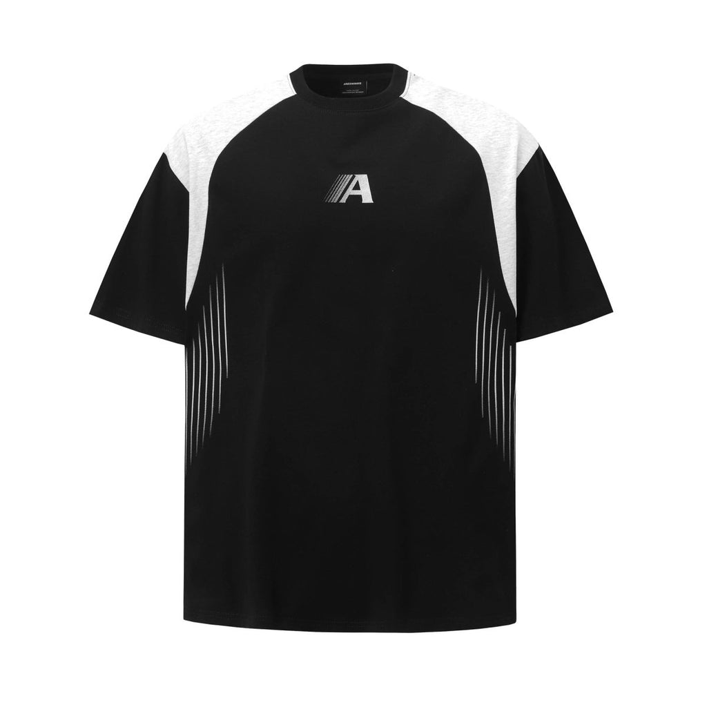 Loose Letter Printing Casual All - matching Tops White Loose Letter Printing Casual All - matching Tops - shop_name