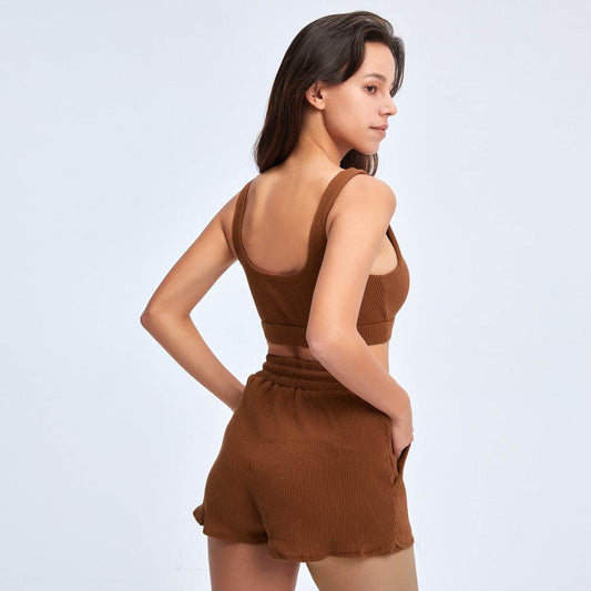 Loose Short Sleeve Gym Yoga Suit - Update Avenue 