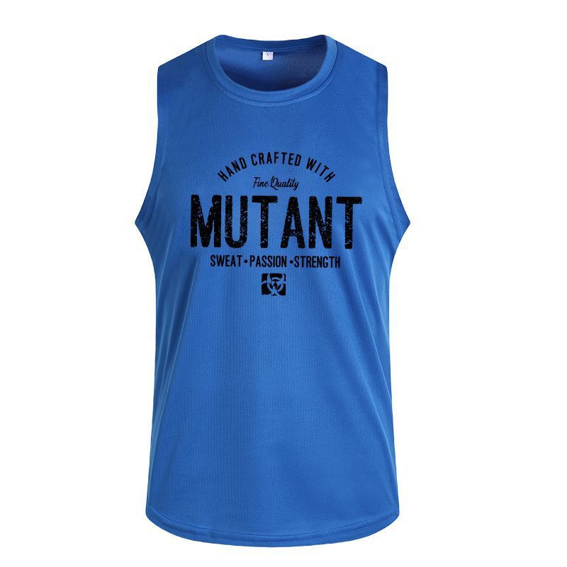 Loose Waistcoat Training Sleeveless Shirt Outdoor Fitness Vest Blue Loose Waistcoat Training Sleeveless Shirt Outdoor Fitness Vest - shop_name