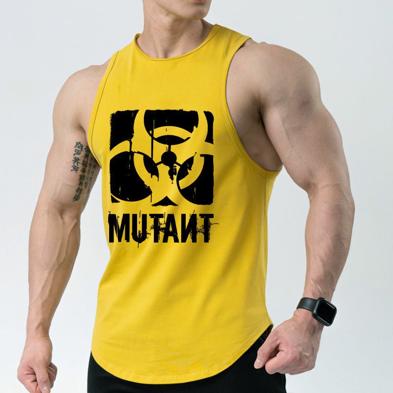 Loose Waistcoat Training Sleeveless Shirt Outdoor Fitness Vest Yellow Black Loose Waistcoat Training Sleeveless Shirt Outdoor Fitness Vest - shop_name