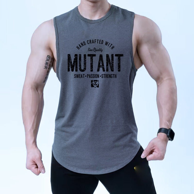 Loose Waistcoat Training Sleeveless Shirt Outdoor Fitness Vest Dark Gray Loose Waistcoat Training Sleeveless Shirt Outdoor Fitness Vest - shop_name