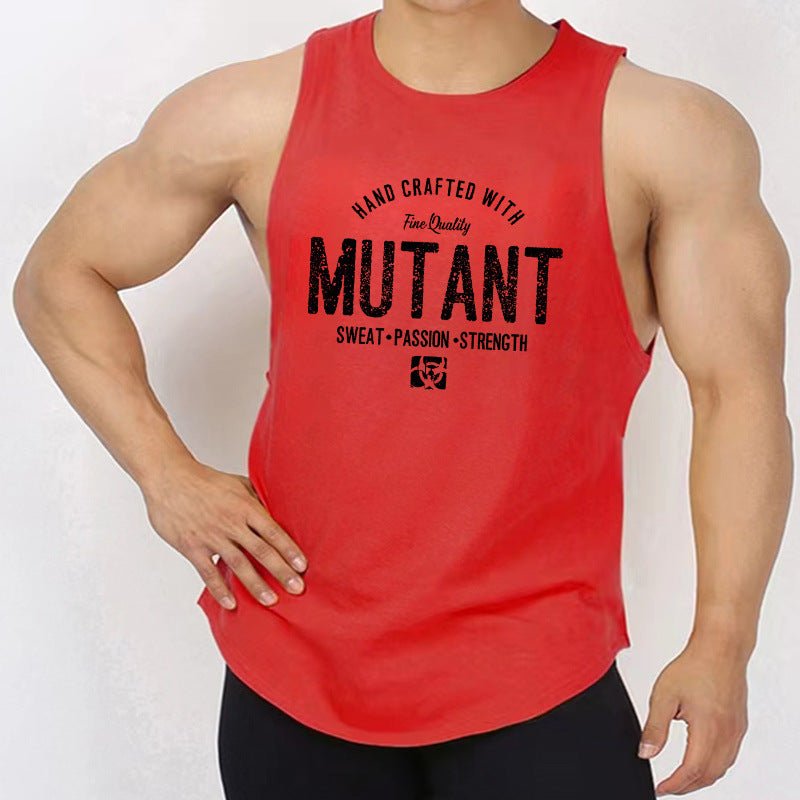Loose Waistcoat Training Sleeveless Shirt Outdoor Fitness Vest Red Loose Waistcoat Training Sleeveless Shirt Outdoor Fitness Vest - shop_name
