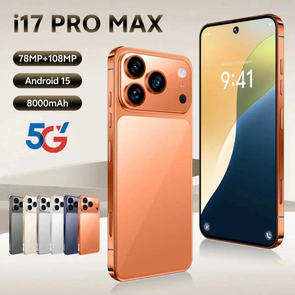 Low Price Gray I17 Pro Max Smartphone 16GB+1TB 8000mAh Large Battery 144Hz Refresh Rate 7.3inch Display Best Camera Phone 5g Orange Low Price Gray I17 Pro Max Smartphone 16GB+1TB 8000mAh Large Battery 144Hz Refresh Rate 7.3inch Display Best Camera Phone 5g - shop_name