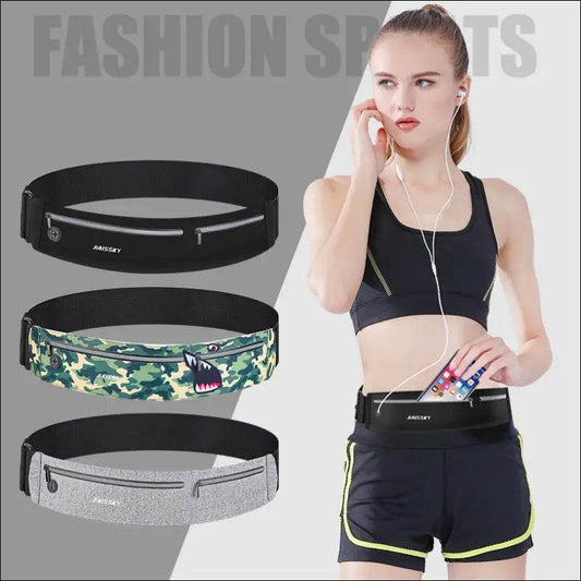 Men's And Women's Outdoor Sports Fitness Waist Bag Waterproof 8-inch - Update Avenue 