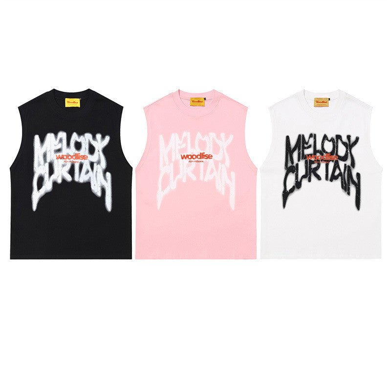 Men's And Women's Summer Sports Undershirt Vest T-shirt Black Men's And Women's Summer Sports Undershirt Vest T-shirt - shop_name