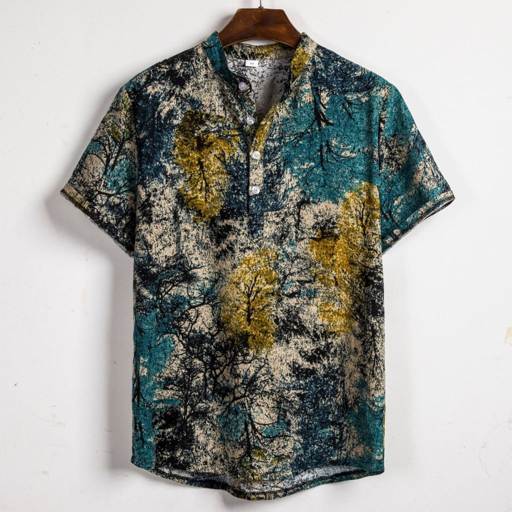Men's Bamboo And Linen Shirt 1 Style Men's Bamboo And Linen Shirt - shop_name