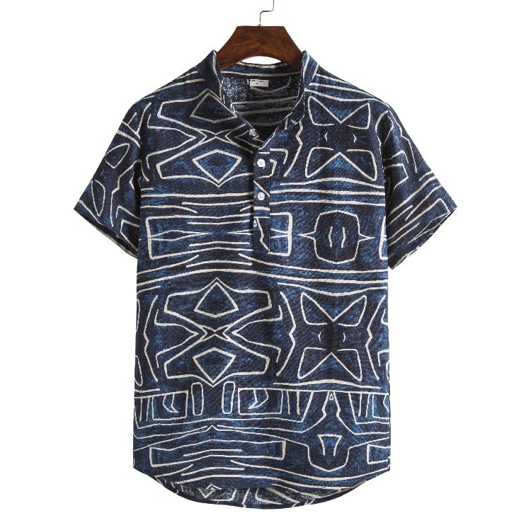 Men's Bamboo And Linen Shirt 7 Style Men's Bamboo And Linen Shirt - shop_name