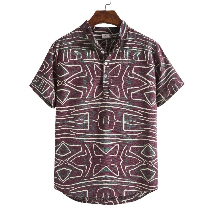 Men's Bamboo And Linen Shirt 8 Style Men's Bamboo And Linen Shirt - shop_name