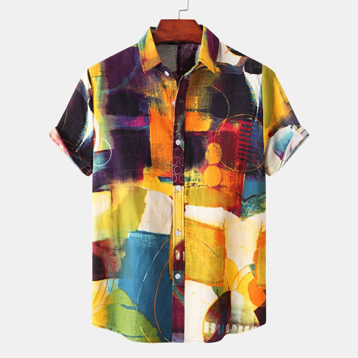 Men's Bamboo And Linen Shirt 7 Style Men's Bamboo And Linen Shirt - shop_name