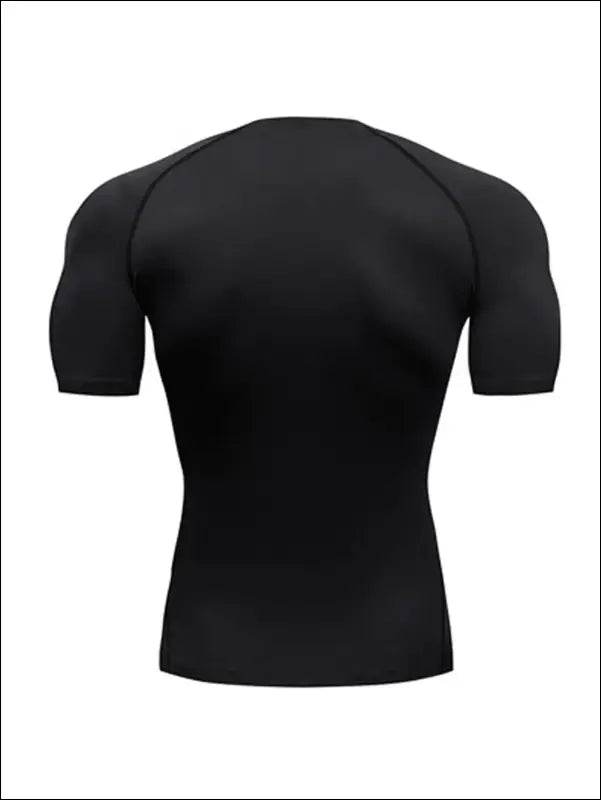 Men’s Bat Print T-Shirt Tight Quick Dry Compression Shirt Gym Fitness T-Shirt Running Muscle Workout Short Sleeve
