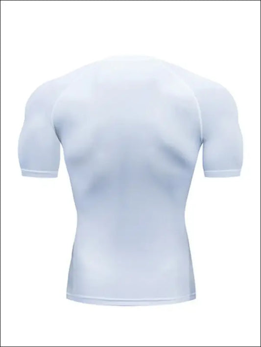 Men’s Bat Print T-Shirt Tight Quick Dry Compression Shirt Gym Fitness T-Shirt Running Muscle Workout Short Sleeve