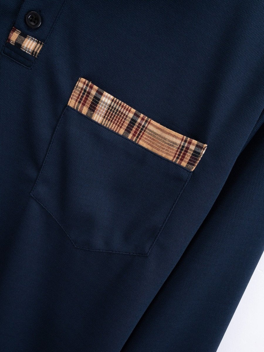 Men's Fashion Casual Solid Color Sports Polo Shirts White Men's Fashion Casual Solid Color Sports Polo Shirts - shop_name