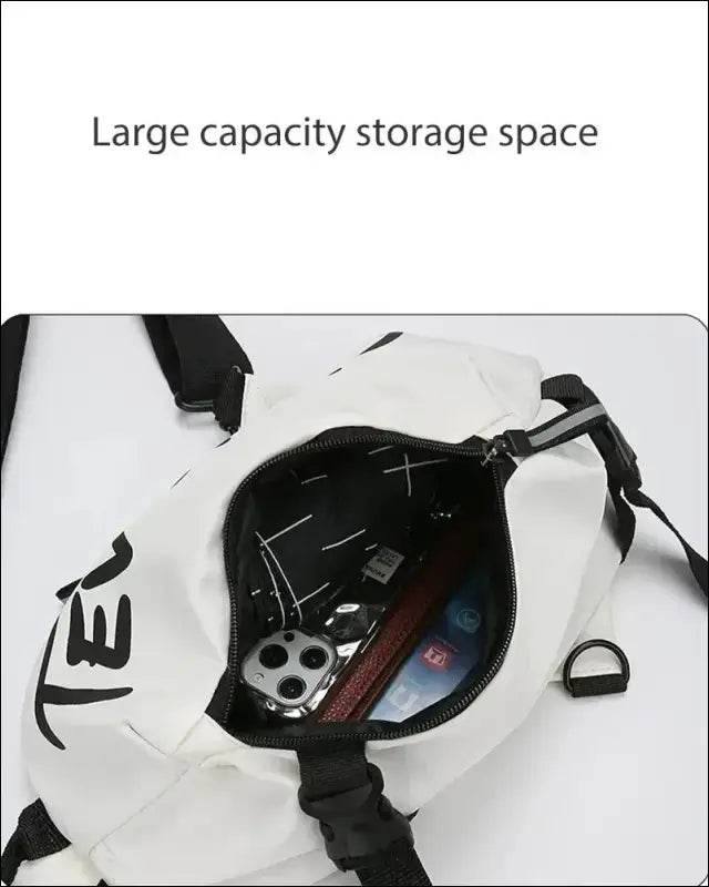 Men’s One Shoulder Crossbody Small Bag New Simple And Lightweight Multi Functional Chest Bag Running Sports Cycling Bag