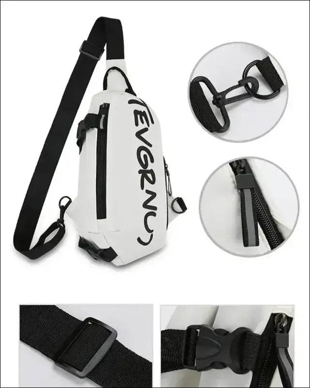 Men’s One Shoulder Crossbody Small Bag New Simple And Lightweight Multi Functional Chest Bag Running Sports Cycling Bag
