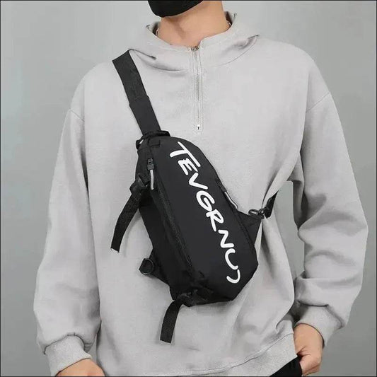 Men’s One Shoulder Crossbody Small Bag New Simple And Lightweight Multi Functional Chest Bag Running Sports Cycling Bag