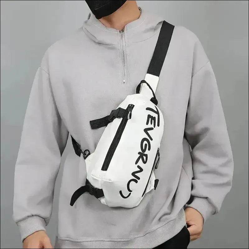 Men’s One Shoulder Crossbody Small Bag New Simple And Lightweight Multi Functional Chest Bag Running Sports Cycling Bag