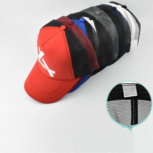 Men's Outdoor Leisure Peaked Cap Wide Brim Sunshade Breathable Net Cap - Update Avenue 