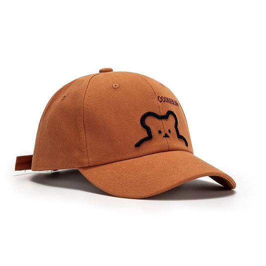 Men's Outdoor Sun Protection South Korea Cute Bear Baseball Cap - Update Avenue 