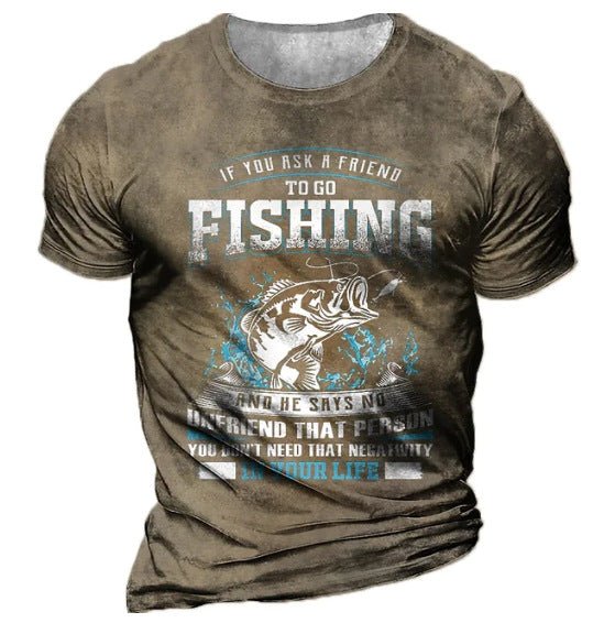 Men's Retro Short Sleeve T-shirt Outdoor 3D TL2214 Men's Retro Short Sleeve T-shirt Outdoor 3D - shop_name