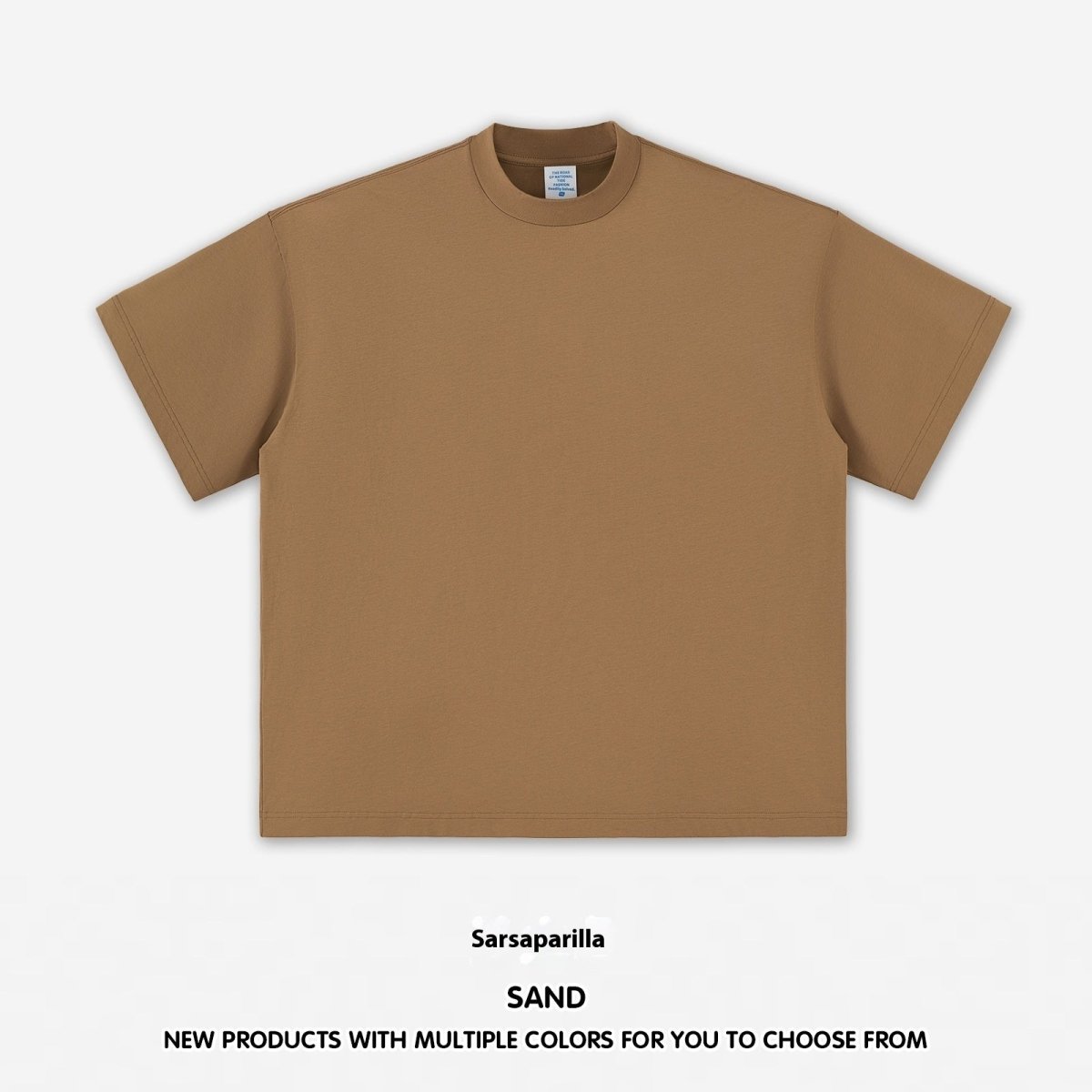 Men's Short - sleeved Cross - border Cotton Short - sleeved T-shirt Sand Color Men's Short - sleeved Cross - border Cotton Short - sleeved T-shirt - shop_name