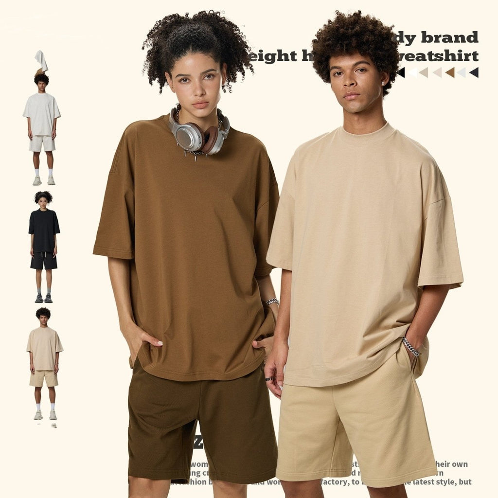 Men's Short - sleeved Cross - border Cotton Short - sleeved T-shirt Black Men's Short - sleeved Cross - border Cotton Short - sleeved T-shirt - shop_name