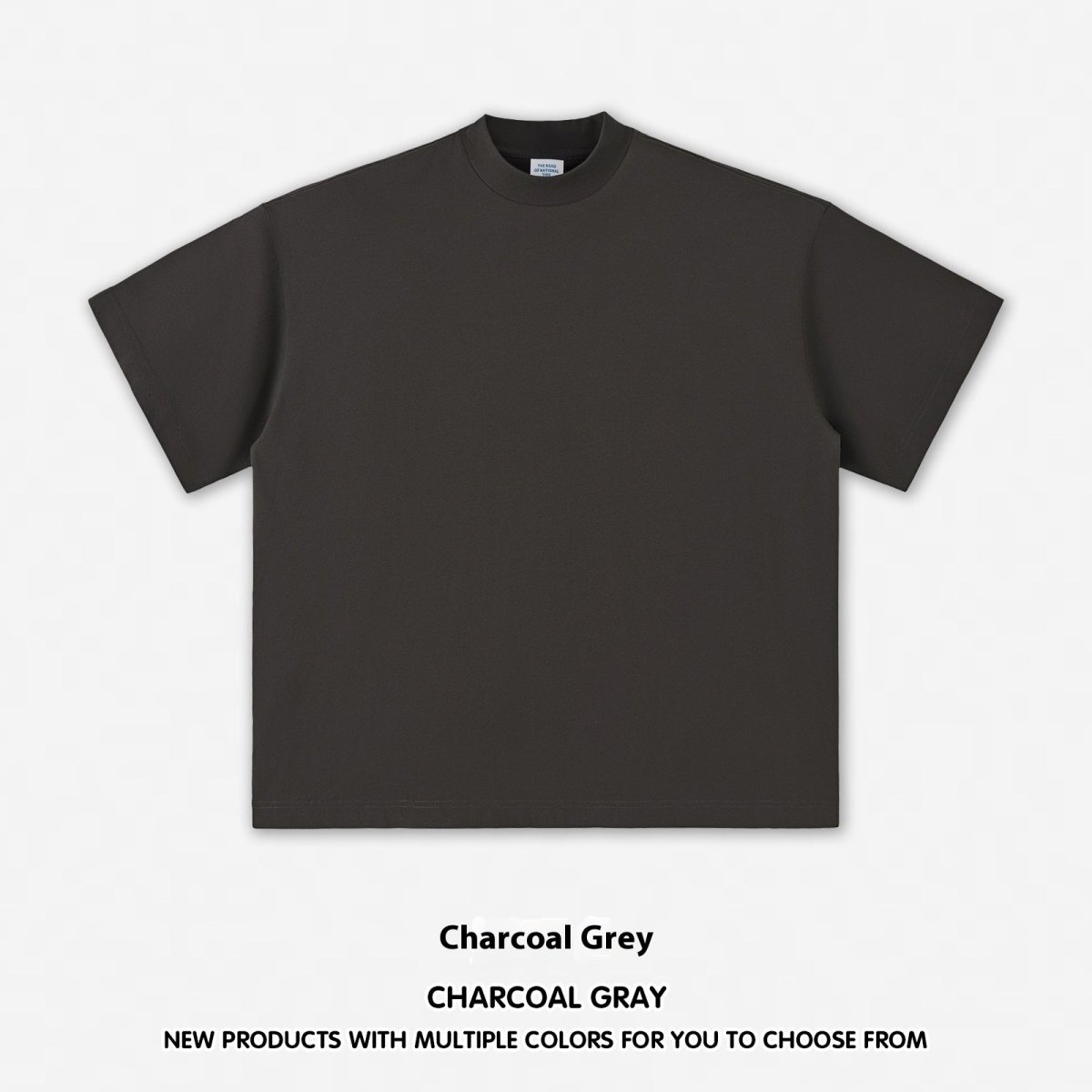 Men's Short - sleeved Cross - border Cotton Short - sleeved T-shirt Charcoal Gray Men's Short - sleeved Cross - border Cotton Short - sleeved T-shirt - shop_name