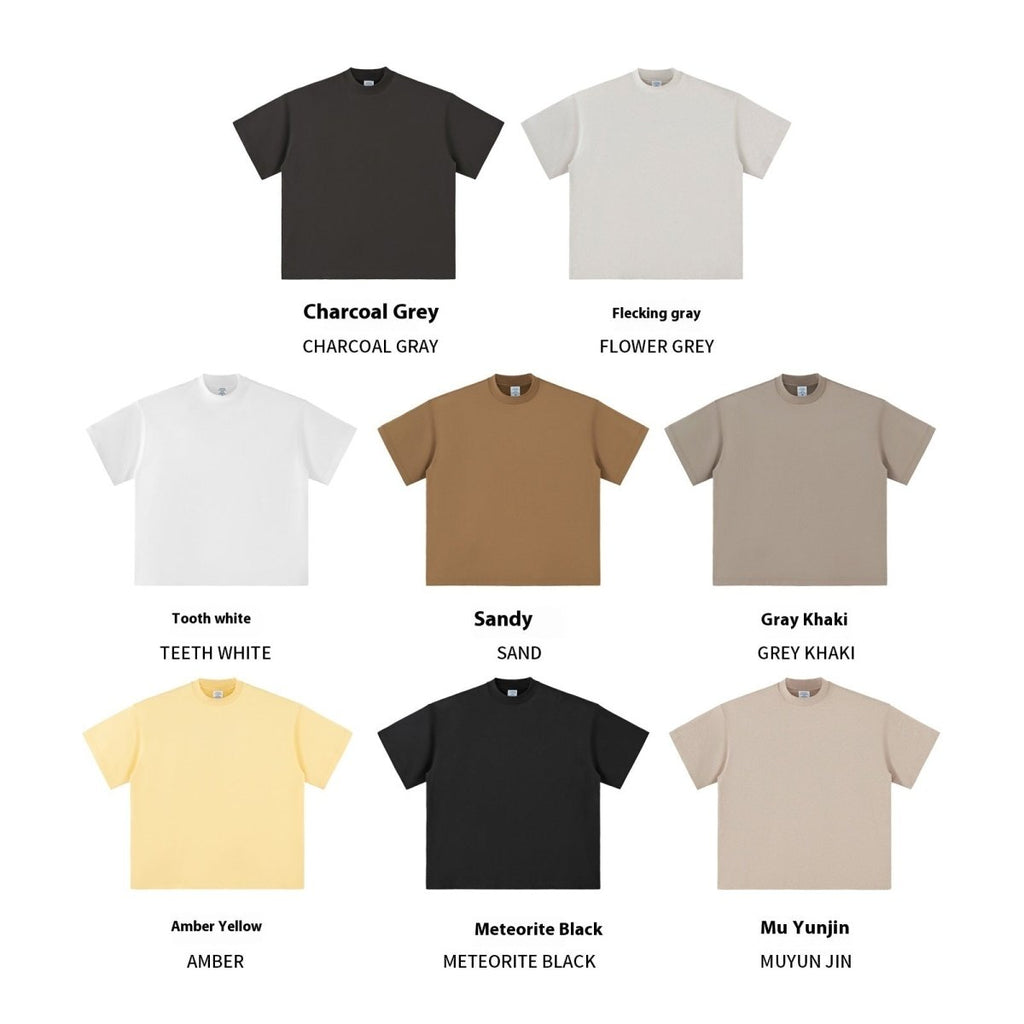 Men's Short - sleeved Cross - border Cotton Short - sleeved T-shirt Black Men's Short - sleeved Cross - border Cotton Short - sleeved T-shirt - shop_name