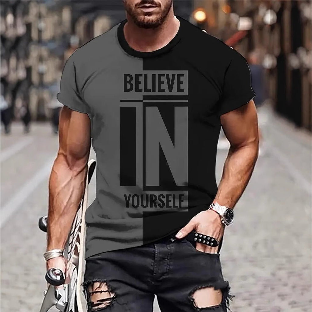 Men's Summer Loose Breathable Round Neck T-shirt MDXZQ1156 Men's Summer Loose Breathable Round Neck T-shirt - shop_name
