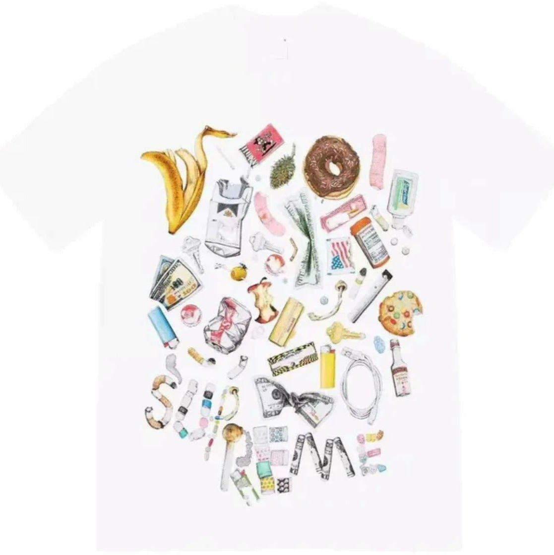 Men's T-shirt Short Sleeve Printed T-shirt White Men's T-shirt Short Sleeve Printed T-shirt - shop_name