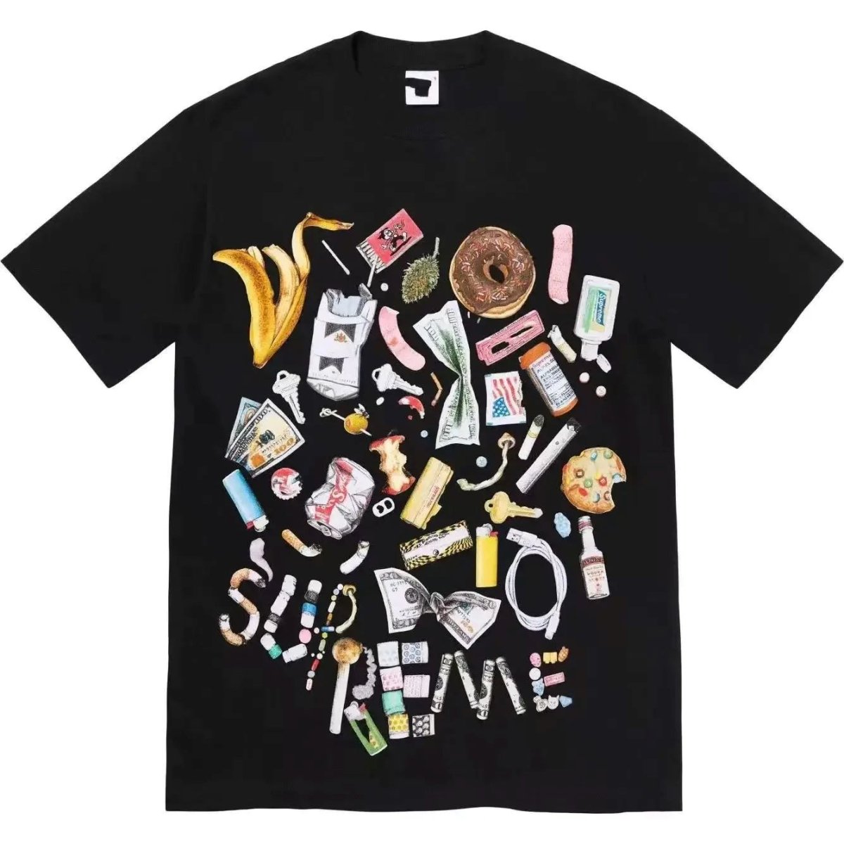 Men's T-shirt Short Sleeve Printed T-shirt White Men's T-shirt Short Sleeve Printed T-shirt - shop_name