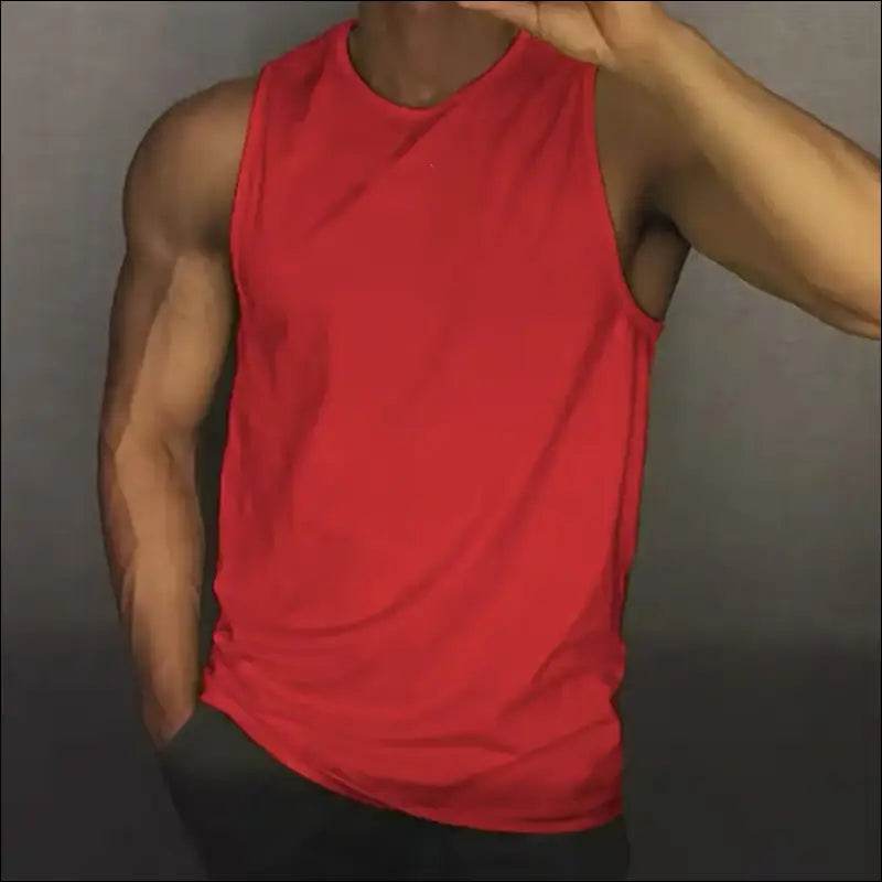 Men’s Tank top basketball gym sleeveless-shirts Sportswear bodybuilding y2k ribbed Crop-top mardi-gras singlet Solid