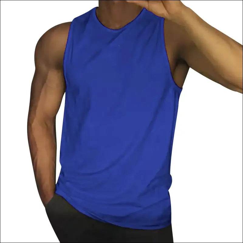 Men’s Tank top basketball gym sleeveless-shirts Sportswear bodybuilding y2k ribbed Crop-top mardi-gras singlet Solid