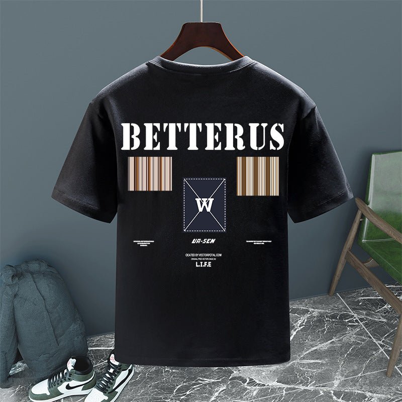 Men's Versatile Casual Loose Youth Jacket Black BUSW Men's Versatile Casual Loose Youth Jacket - shop_name