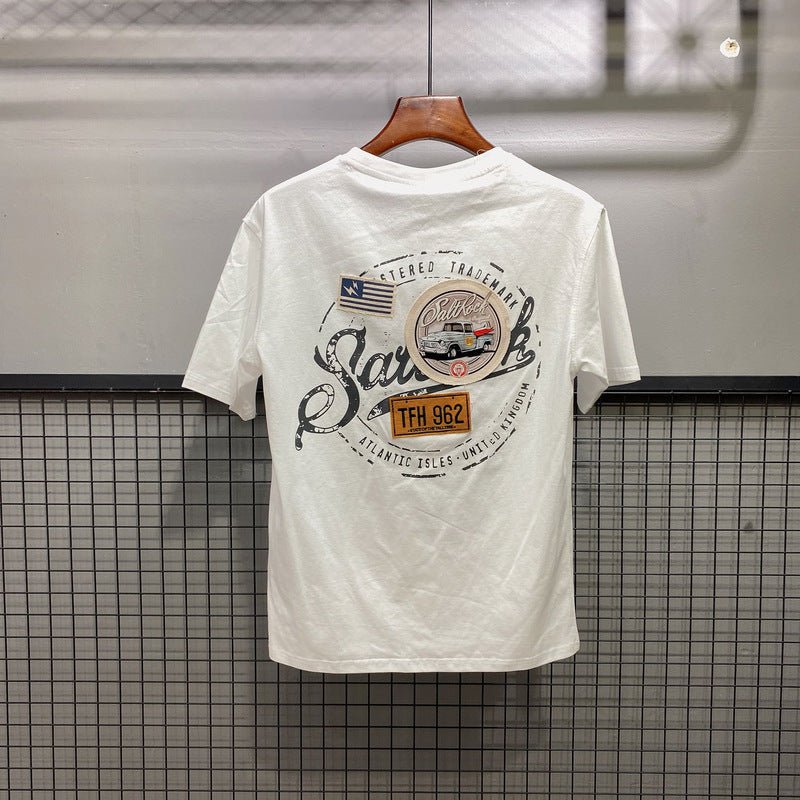 Men's Versatile Casual Loose Youth Jacket White T962H Men's Versatile Casual Loose Youth Jacket - shop_name